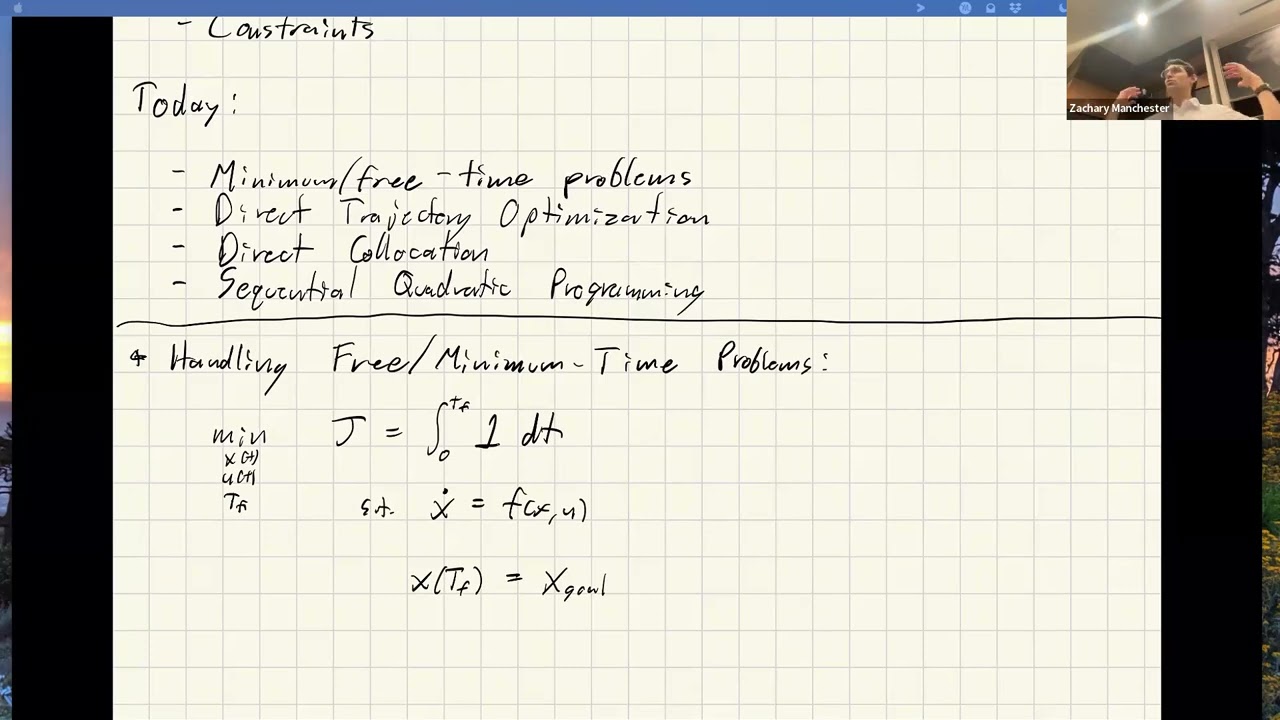 Optimal Control (CMU 16-745) 2024 Lecture 13: Direct Trajectory Optimization