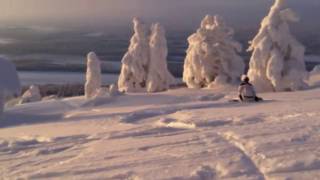 preview picture of video 'Offroad slēpošanas trase Levi, Lapzeme, Somija'