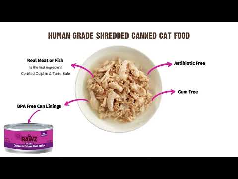 RAWZ Shredded Cans for Cats
