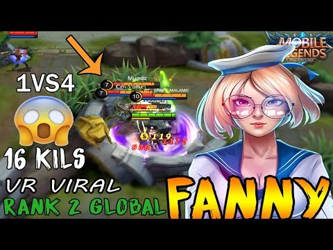 Fanny The Blade Dancer 16 Kills - Top 2 Global VR Viral  - Mobile Legends