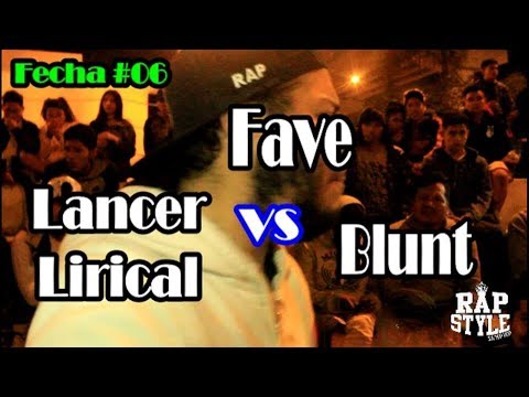 LANCER LIRICAL vs FAVE vs BLUNT -4tos- 1ra Liga Rapstyle Sjl (Fecha 06) 2017