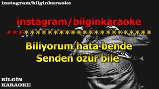 Alişan - Biliyorum Dönmeyecek (Karaoke) Türkçe