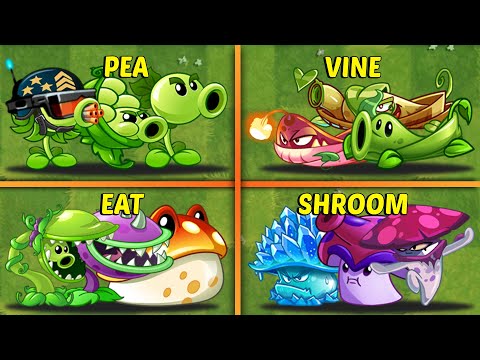 Random 4 BEST Team Plants Battles - Who Will Win? - PvZ 2 Team Plants vs Team Plants