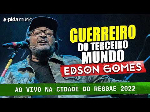 Edson Gomes cantando Guerreiro Terceiro Mundo ao vivo no palco da Cidade Do Reggae 2022