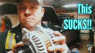 Jeep Patriot: STUPID Reason to Change Alternator, BAD Design!