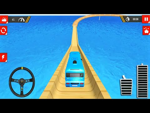 Impossible Offroad Bus Stunt Racing Game #4 - Bus Games - Bus Racing Game - Offroad Impossible Stunt