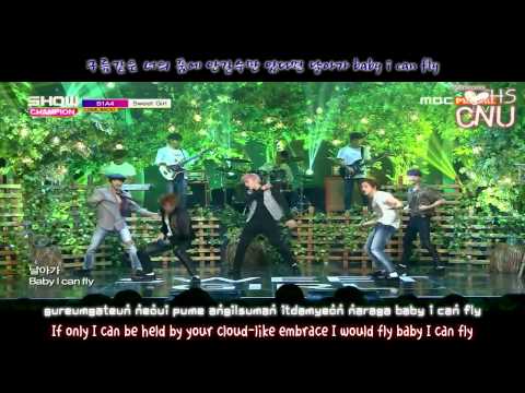 [ENG SUB/Lyric] 150812 MBC Show Champion - B1A4 (비원에이포) - Sweet Girl [Comeback Stage]