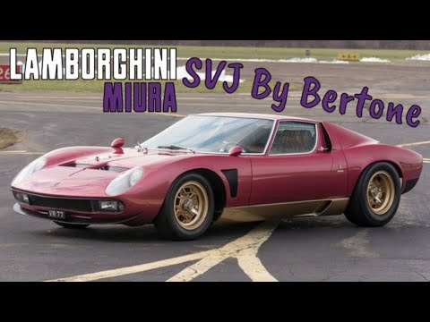 Thumbnail for 1971 Lamborghini Miura SVJ By Bertone by Lamborghini, Car