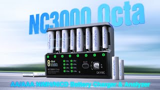 SKY RC NC3000 Octa nabíječ 8x AA/AAA čl. NiMH/NiCd