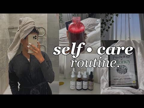 SELF CARE DAY 🧖‍♀️ at home pamper routine (skincare + haircare & etc)