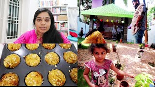 Day In My Life Vlog - Stay Calm & Carry On - Rava Uthappam - Banana White Choco Muffins