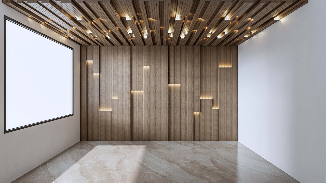 Painel de parede decorativo Painel de parede 3D Painel 3D Modelo 3D