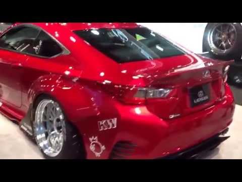 Red Lexus RC 350 F Sport SEMA
