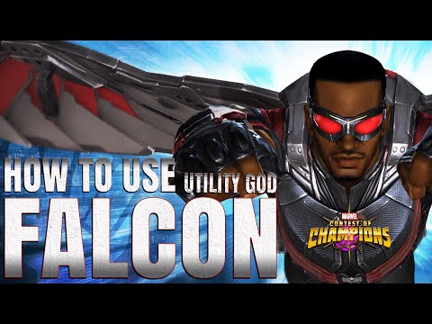 How To Use FALCON Easily | Utility God - RedWing's Lock On is Insane | Marvel Contest Of Champions