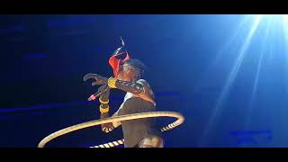 GRACE JONES age 75 hula hooped through entire last song of &quot;Slave To The Rhythm&quot;