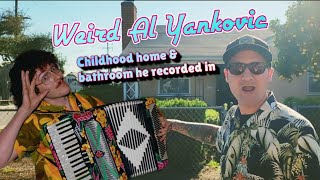 Weird Al Yankovic Childhood Home &amp; Bathroom He Recorded My Bologna In