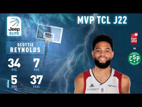MVP TCL - Jeep® ÉLITE J22 - Scottie Reynolds (Strasbourg)