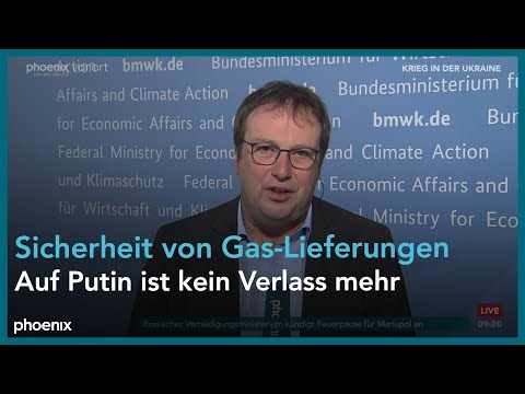 phoenix tagesgespräch mit Oliver Krischer zur Frühwarnstufe des Notfallplans Gas am 31.03.22