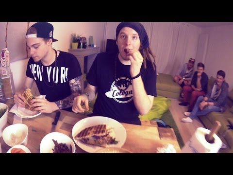 Let's Cook - Veganer Döner mit Dner, Taddl, Ardy, Izzi, Hallodri & unge + Longboard-Tour Update!