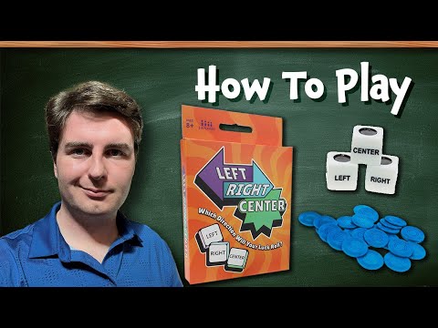 How to Play Left Right Center | Learn to Play Board Games