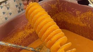 Very simple way to make potato twister👍 #potato #lays #chips #china #dish #snacks #snack