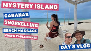 Mystery Island Revealed: Great Snorkelling, Cabanas, Massages, and a Chef's Table Cruise Feast! Vlog