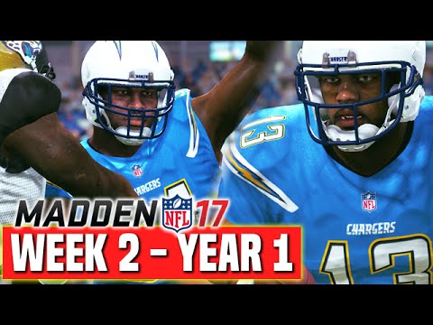 Madden 17 Chargers Franchise Year 1 - Week 2 vs Jaguars - Ep.3