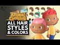 Animal Crossing New Horizons | All Hairstyles & Color Customization Options