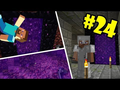 MINECRAFT #24: NELLA FORTEZZA DELL'END CON UN PORTALE?!