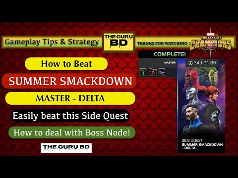 How to beat Summer Smackdown - Delta - MCOC