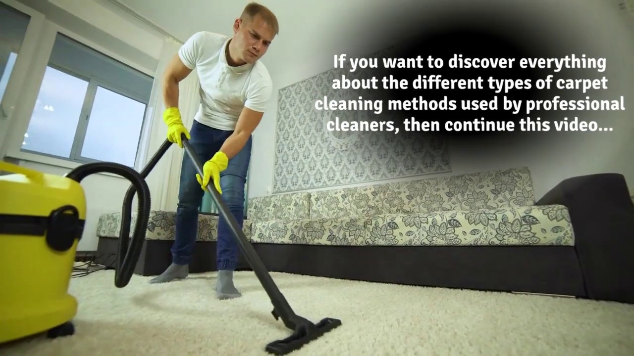 Top 5 Types of Carpet Cleaning Methods used by Professionals