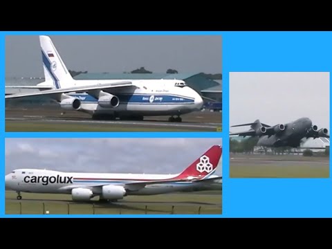 Heavies at Prestwick Airport 30/06/21 (C17, B748 & A124)