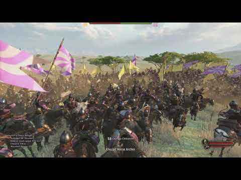 500 Cavalry Charge vs WALL OF MEAT Mount and Blade 2 Bannerlord Medieval Battles Ancient War RPG PC