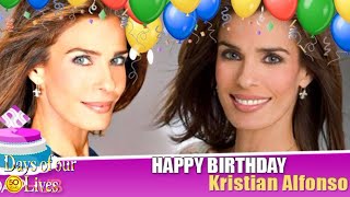 DAYS Star Kristian Alfonso Celebrates Her Birthday-Days of our lives spoilers 8/2021 video