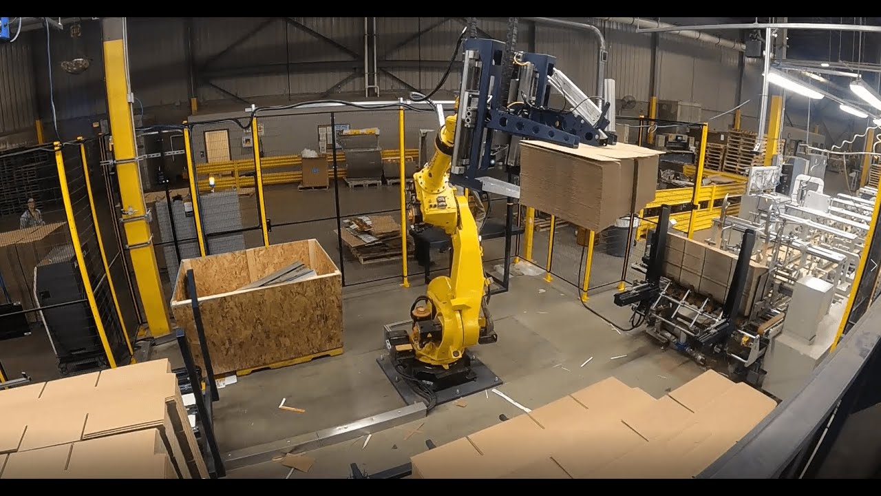 Folder-Gluer Prefeeder Robotic System