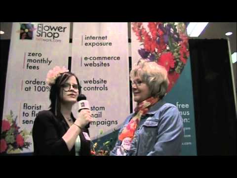 LaRonda Lambert at the Illinois State Florist Convention