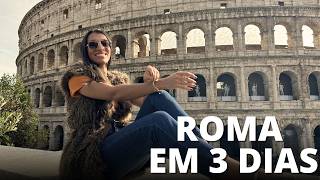 VLOG DE 3 DIAS EM ROMA:  🇮🇹 Guia Completo - Vaticano, Coliseu e Muito Mais...