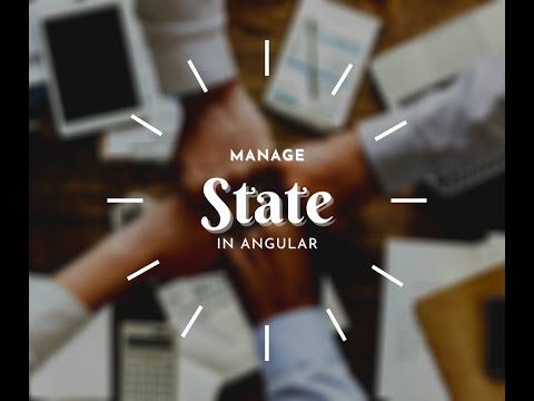 How to manage state in angular?