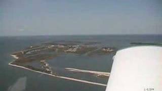 preview picture of video 'Piper Arrow-around the pattern at Tangier Island'