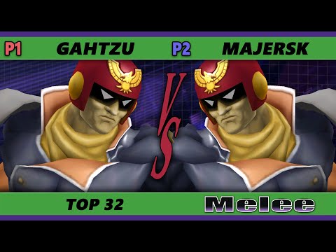 S@X 394 Online Top 32 - Gahtzu (Captain Falcon) Vs. Majersk (Captain Falcon) Smash Melee - SSBM