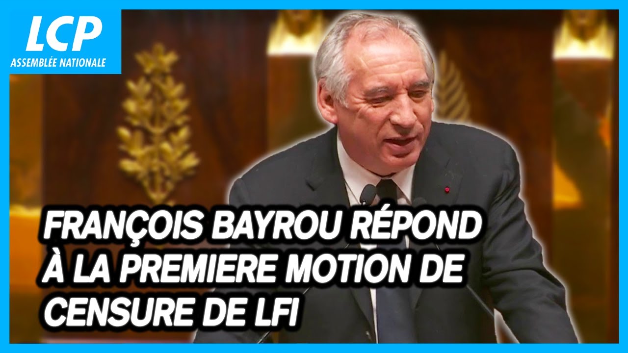 François Bayrou répond à la première motion de censure de LFI - 5/02/2025