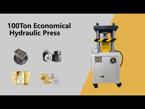 How to Make 1g-10g Gold & Silver Coins at The Lowest Cost?💰100Ton Small Hydraulic Press & Stamping