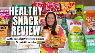 Healthy Snack Review | Trying New Healthy Low Point Foods | WeightWatchers Points, Calories & Macros