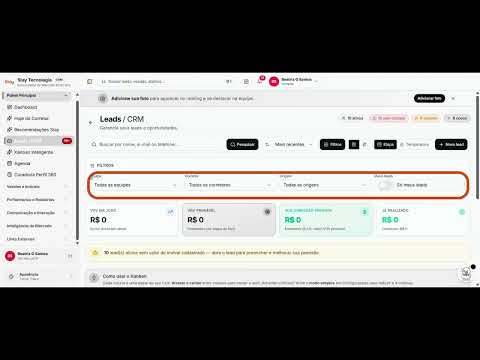 Tutorial STAYOU CRM — Leads e CRM