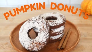 OLD FASHIONED PUMPKIN SPICE DONUTS | Using Pumpkin Flour! So GOOD!