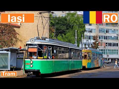 🇷🇴 IASI TRAMS 2021 | Tramvai din Iași【4K】