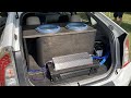 2 12 Subwoofers TEAR UP This Hatchback