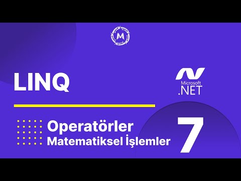 LINQ Operatörleri-Matematiksel İşlemler (Count, Sum, Average, Min, Max)
