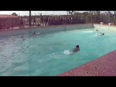 CFAQ-N3 candidata é quase eliminada na natação.