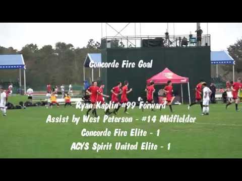 Concorde Fire U17 Elite Goal Scored vs. ACYS Spirit United Elite - Disney Showcase 2017